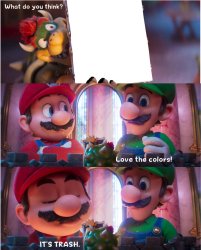 The Super Mario Galaxy Movie: Art Meme Template Meme Template