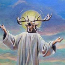 Deer God Meme Template