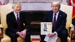 King Charles brings proof of kings in Trump's family tree Meme Template