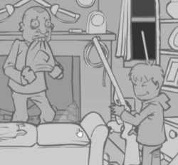 wrack the thief "the secret gun" Meme Template