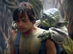 Luke skywalker and yoda Meme Template