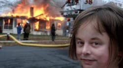 Burning house elon Meme Template