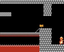 Mario Beats the Castle Meme Template