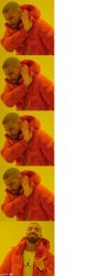 drake hotline bling 5 pannel Meme Template