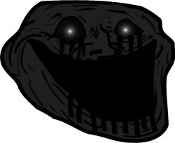 Dark trollface Meme Template