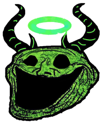 Green halo troll Meme Template