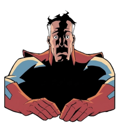 Shocked Omni-Man Meme Template