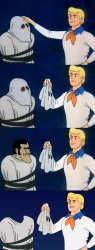 Scooby Doo Mask Reveal multiple times Meme Template
