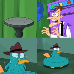 perry ornitorrinco meme queso Meme Template