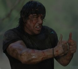 Rambo Thunmbs Up Meme Template
