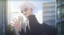 Gojo waving goodbye Meme Template