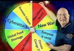 Klaus Schwab's Wheel of Doom Meme Template