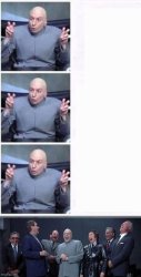 Dr Evil BSing Meme Template