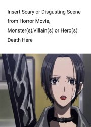 Nana Gets Shocked at what ? Meme Template