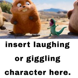 tom lizard making silly noises made Who laugh Meme Template