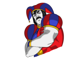 Angry Pomni Man Meme Template