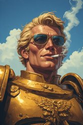 Warhammer chad Meme Template