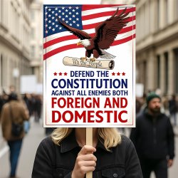 Defend the Constitution against all enemie Meme Template