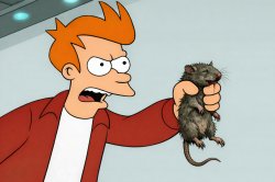 Fry take my dead rat from threads Meme Template