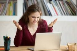 Annoyed woman at Computer Meme Template