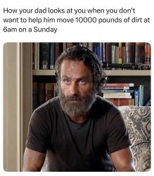 Rick 10000 pounds dirt Meme Template