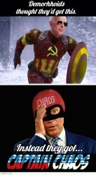 Geritol Joe was Captain Chaos Meme Template