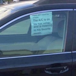 The AC is on and he is listening to his favourite music Meme Template
