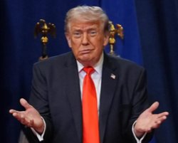 Trump shrug Meme Template