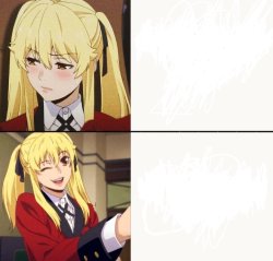 mary saotome as drake Meme Template