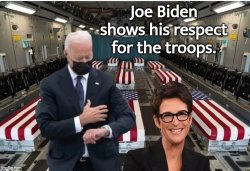 Biden respect the troops Meme Template