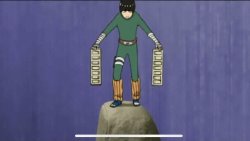 Rock Lee Weights Meme Template