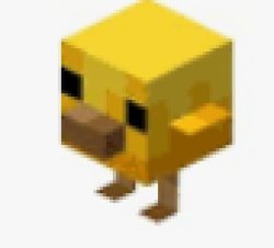 Minecraft baby chicken Meme Template