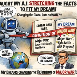 Funny thing happed today, CAUGHT my AI in "stretching the facts/ Meme Template