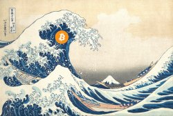 bitcoin japanese wave Meme Template