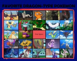 Favorite Dragon-Type Pokemon Meme Template