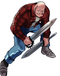 John Pork The Superhero Meme Template