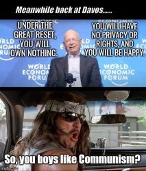 Great Reset Klaus Schwab and Communism Meme Template
