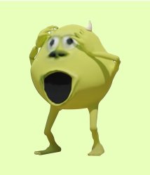 mike wazowski shocked Meme Template
