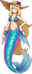 Cynthia Mermaid Meme Template