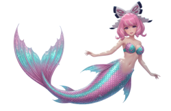 Mermaid Klara Meme Template