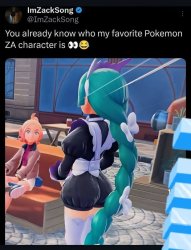 Maid's back Meme Template