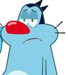 Tired/Grumpy/Sleepy Oggy Meme Template