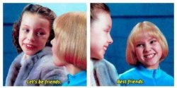 Let's be friends Meme Template