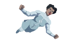 Flying Anissa with nose bleed Meme Template