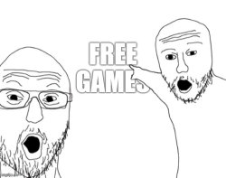 Free games Soyjack Meme Template