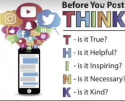 Think before you post Meme Template