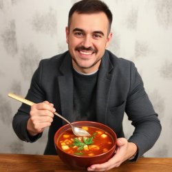 Man with Soup Meme Template
