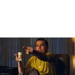 leo pointing blank template bottom Meme Template
