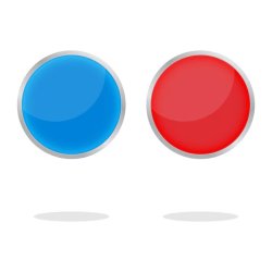 Red Blue Button Meme Template