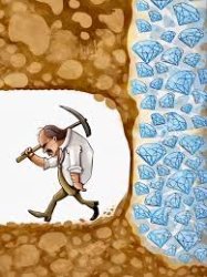 mining for diamonds Meme Template